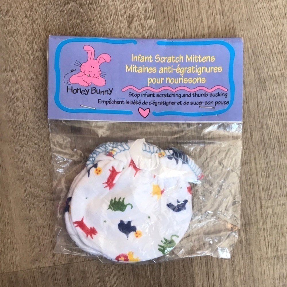 4/$25 baby scratch mittens new in package